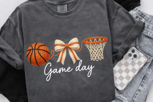 Knit Basketball DTF Transfer
