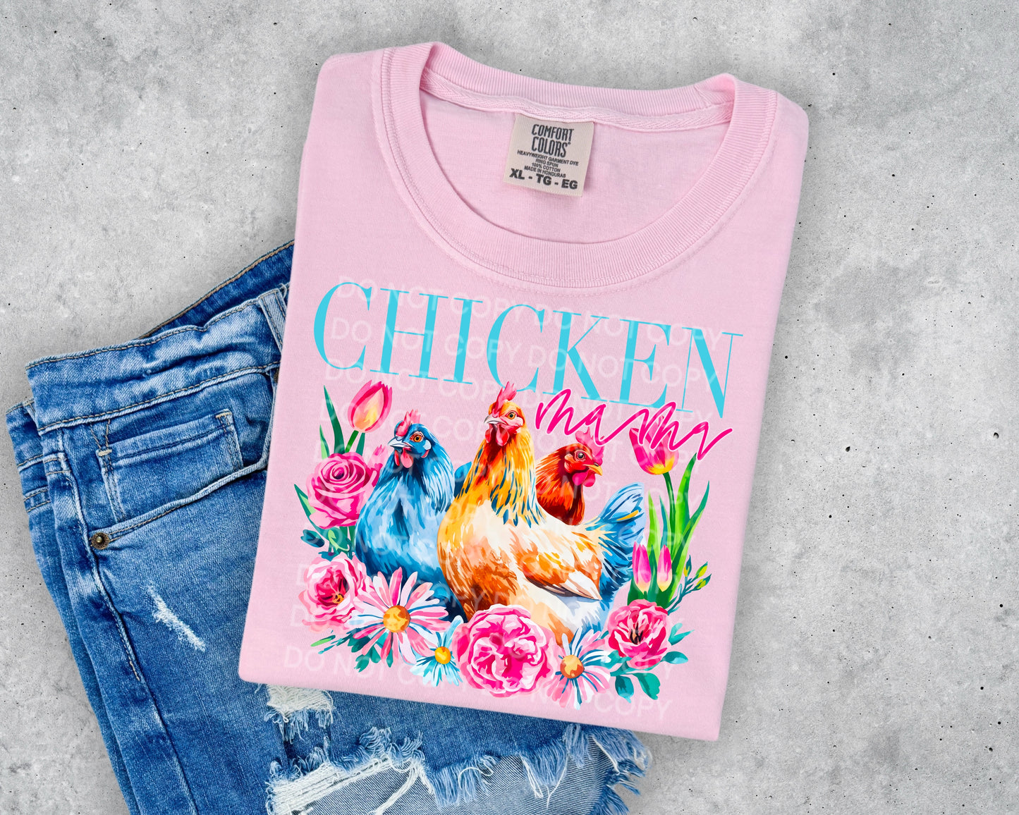 DTF transfer Chicken mama