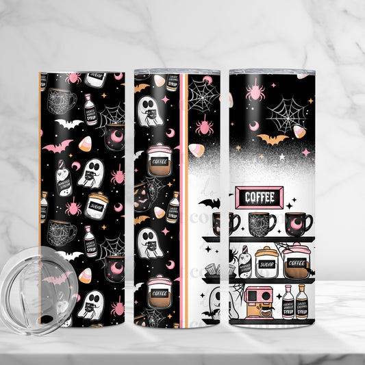 Coffee and Ghosts 20 oz tumbler