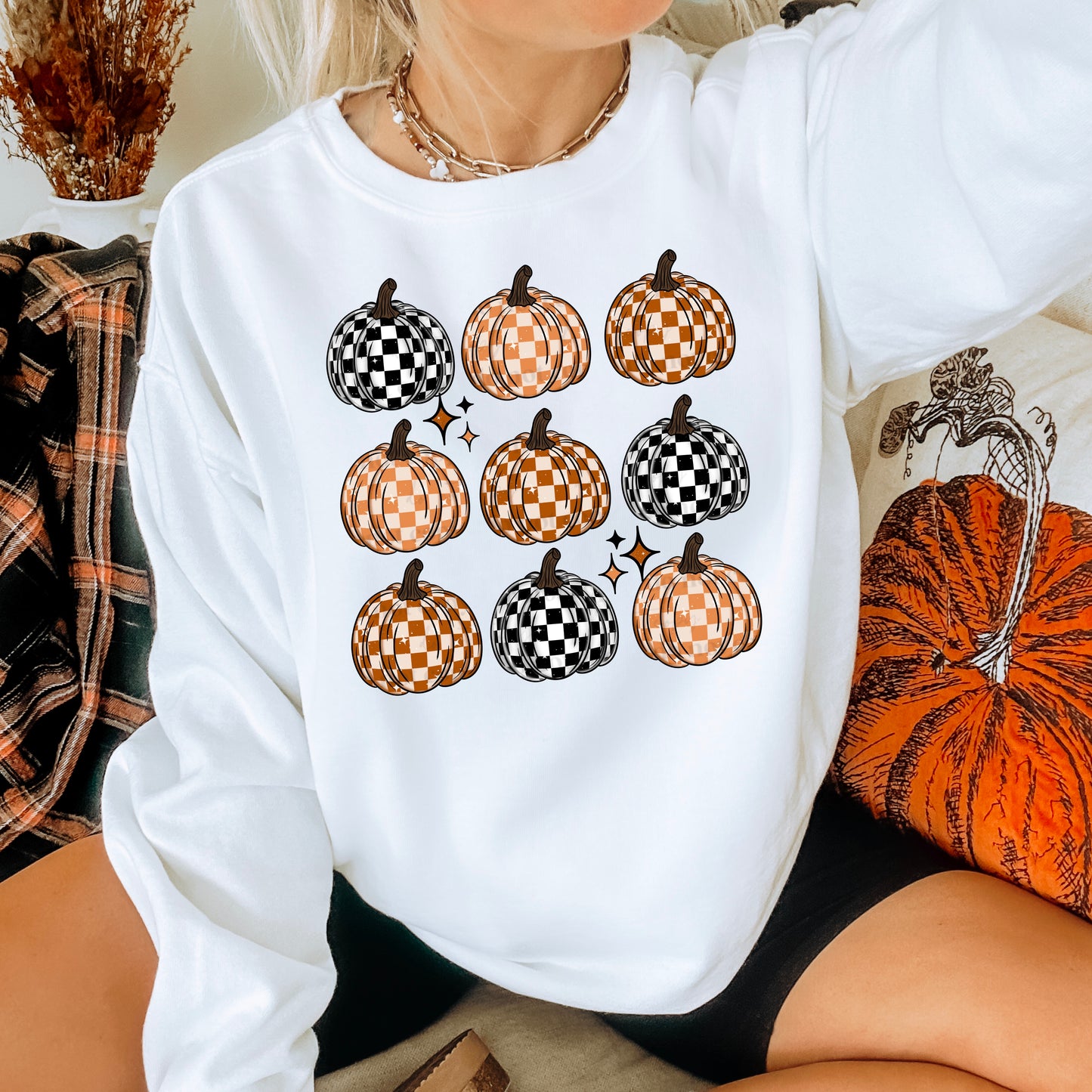Checkered Pumpkins