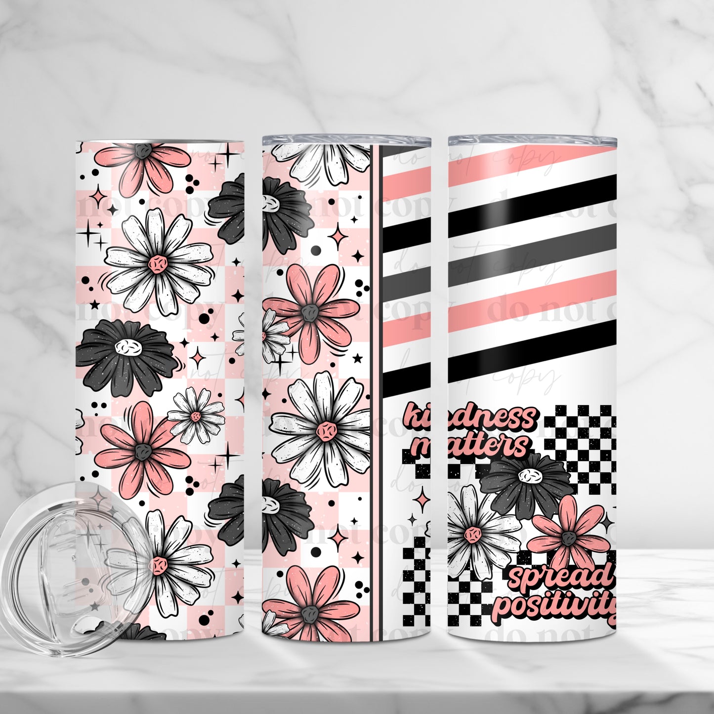 Kindness matters, spread positivity 20 oz tumbler