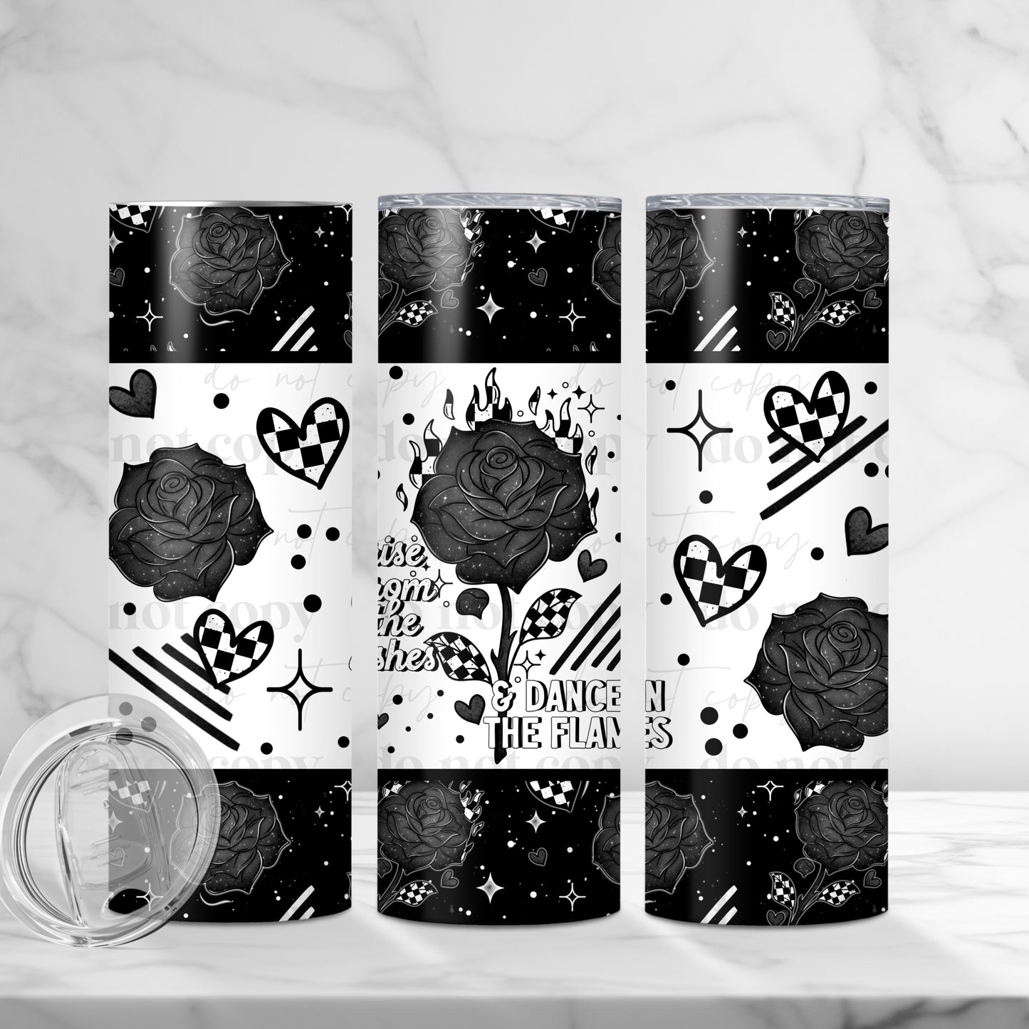 Rise from the Ashes, Dance in the Flames 20 oz tumbler