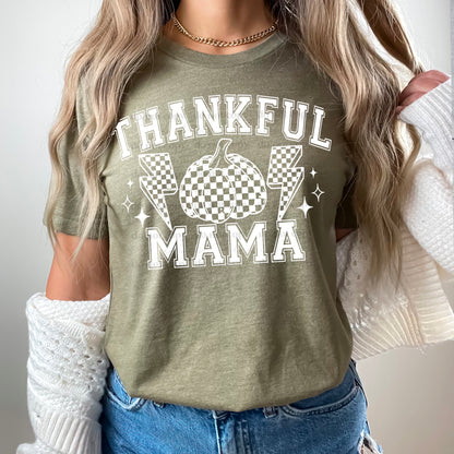 Thankful Mama Checkered