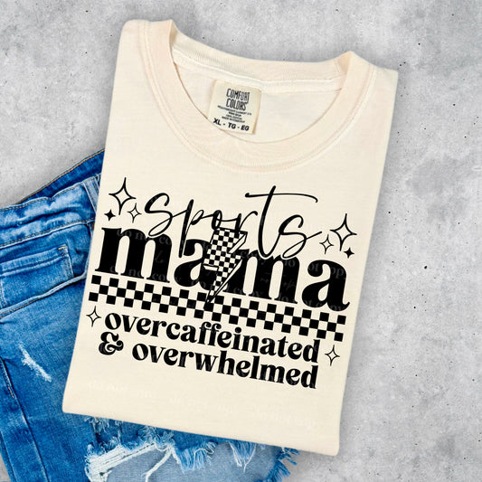 Sports Mama, over caffeinated and overwhelmed