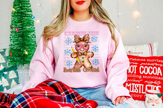 DTF transfer I teach the Smartest Cookies Gingerbread