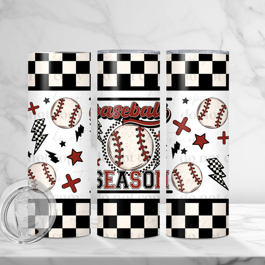 Baseball Season 20 oz tumbler