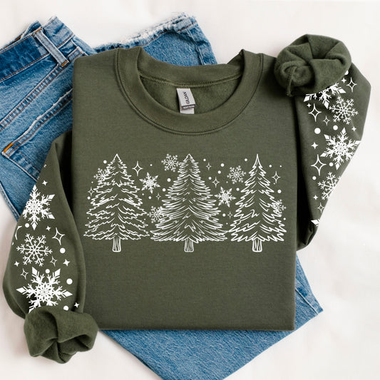 Christmas trees and Snowflake Sleeves