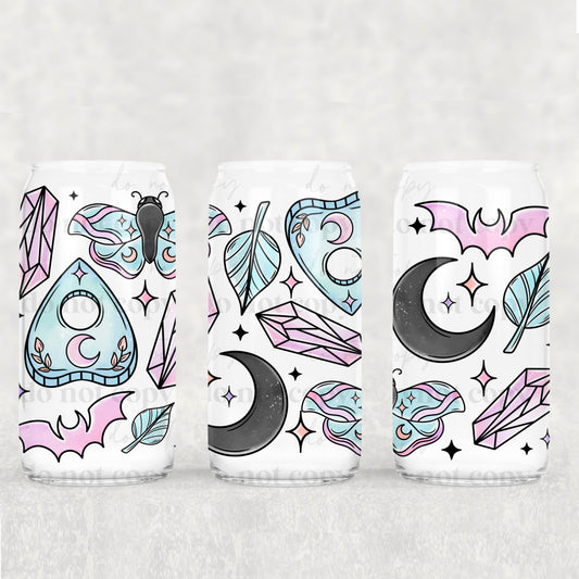 Pastel Witchy UV DTF 16 oz Cup Wrap