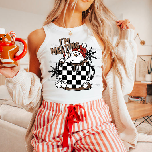 I'm Melting snowman DTF Transfer