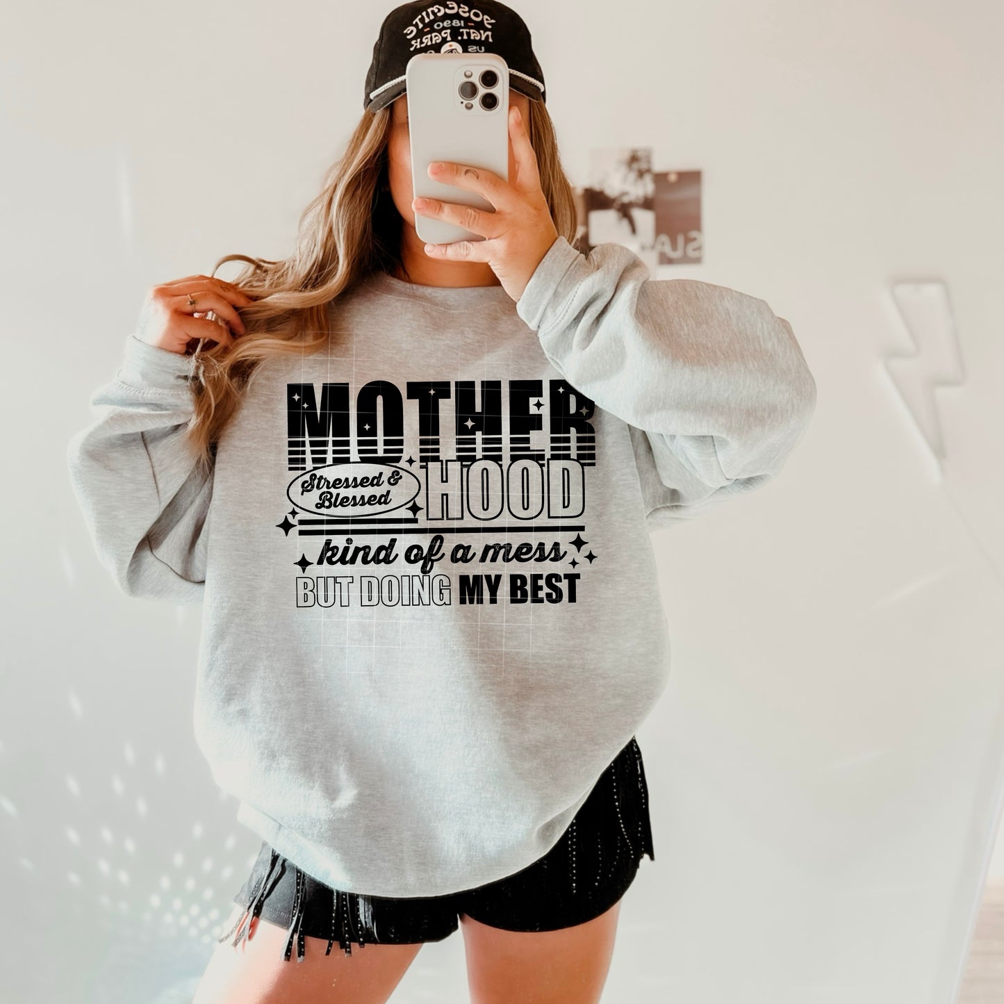 Motherhood, kind of a mess, but doing my best