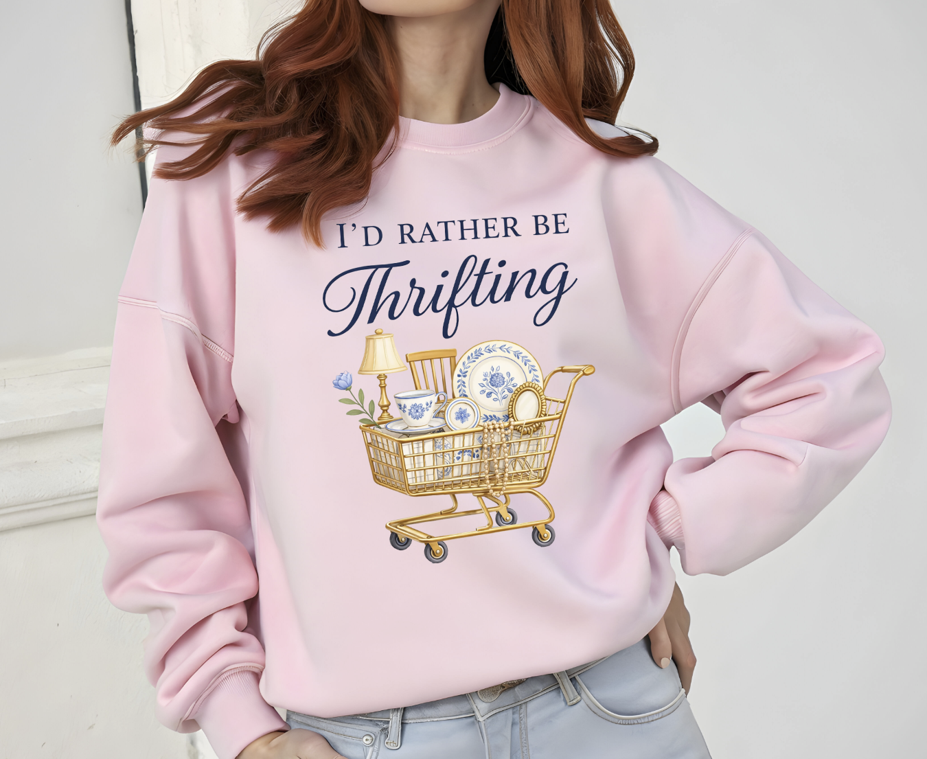 I'd Rather be Thrifting DTF Transfer