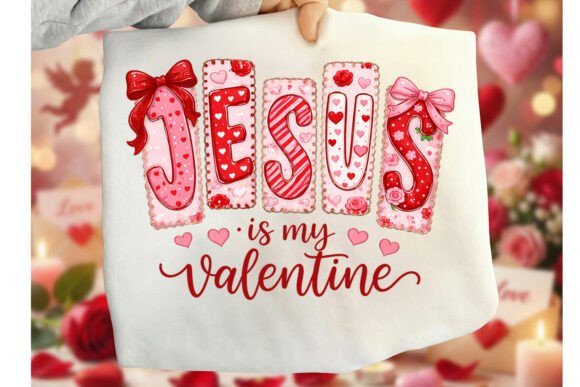 Jesus is my Valentine DTF Transfer