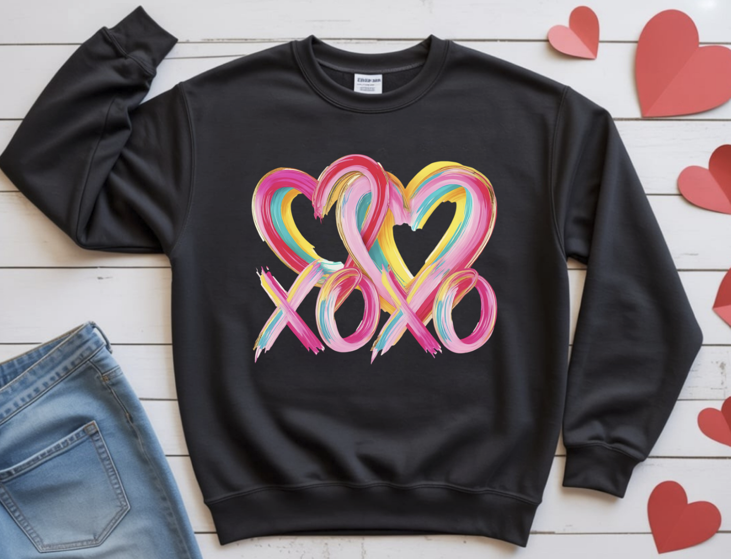 Xoxo hearts DTF Transfer