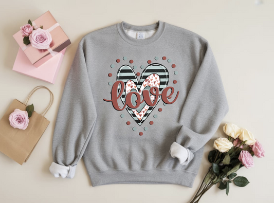 Love Heart DTF Transfer