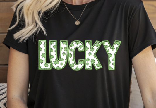 Lucky St Patrick's Day DTF Transfer