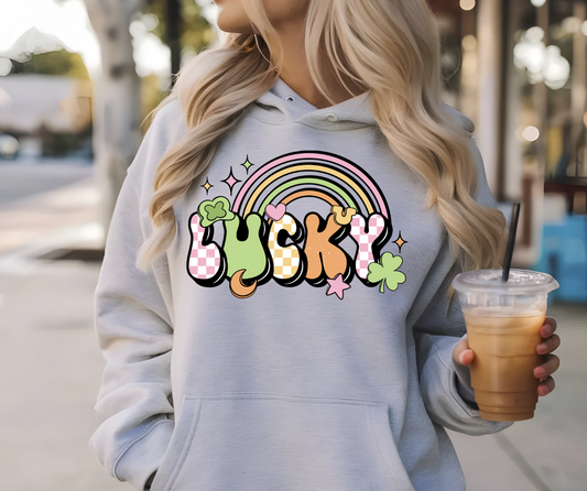 Lucky Rainbow St Patrick's Day DTF Transfer