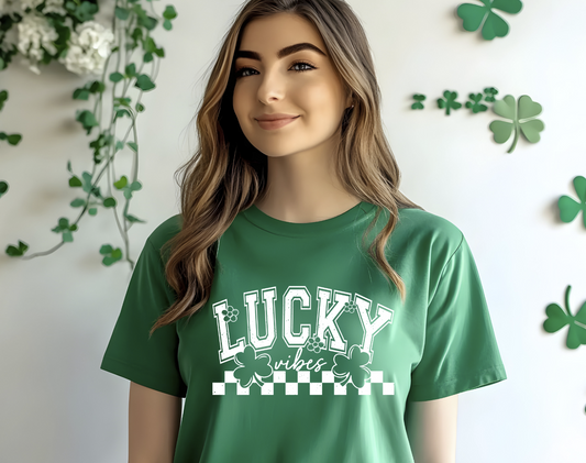 Lucky Vibes St Patrick's Day DTF Transfer