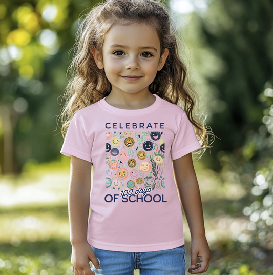 Celebrate 100 Days of School DTF Transfer