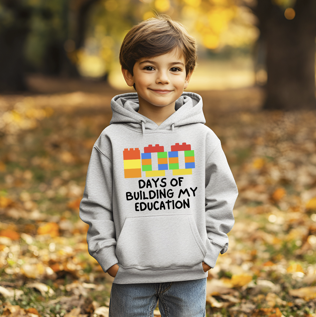 100 Days of School blocks DTF Transfer