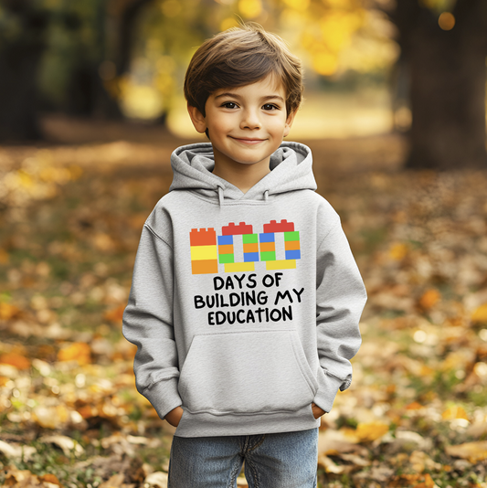 100 Days of School blocks DTF Transfer