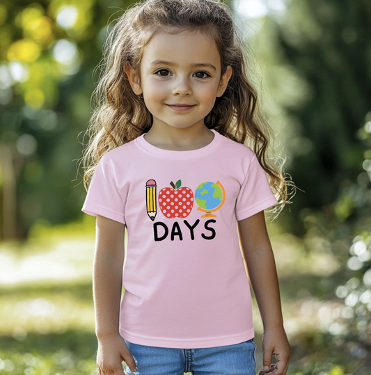 100 Days of School DTF Transfer
