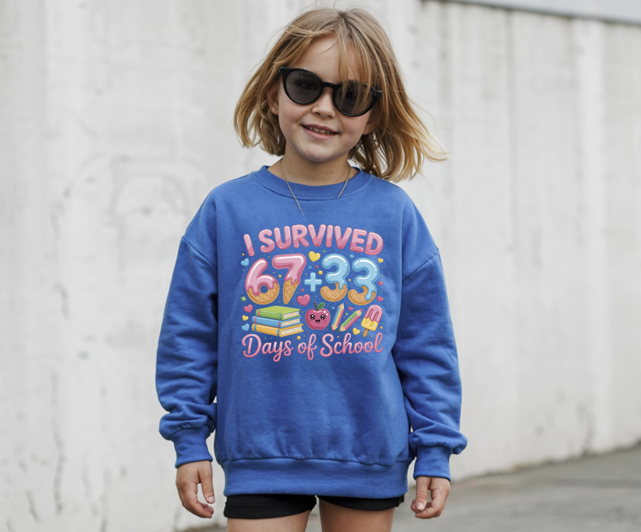I survived 67 + 33 100 Days of School