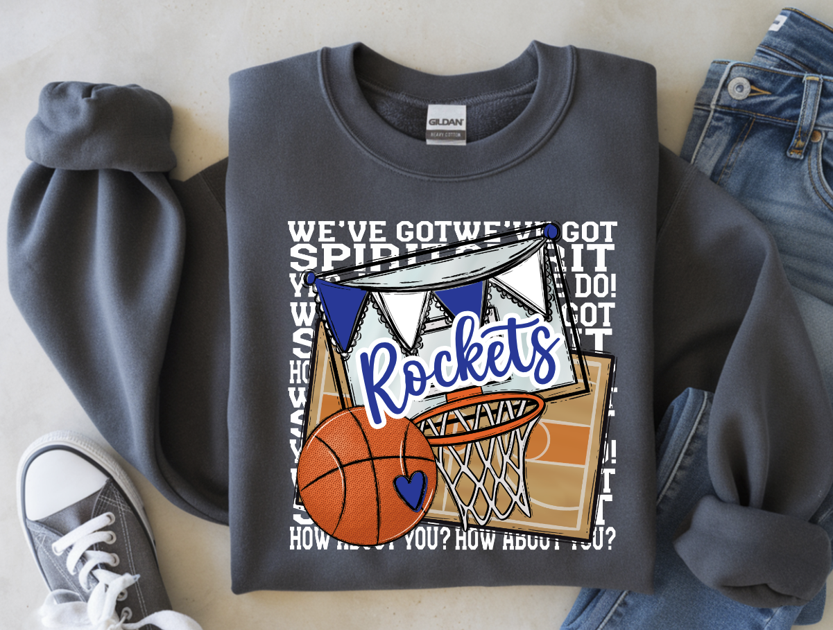 Rockets We've Got Spirit Basketball