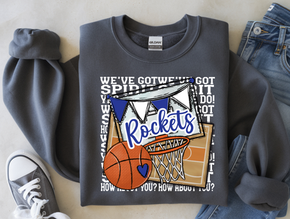 Rockets We've Got Spirit Basketball