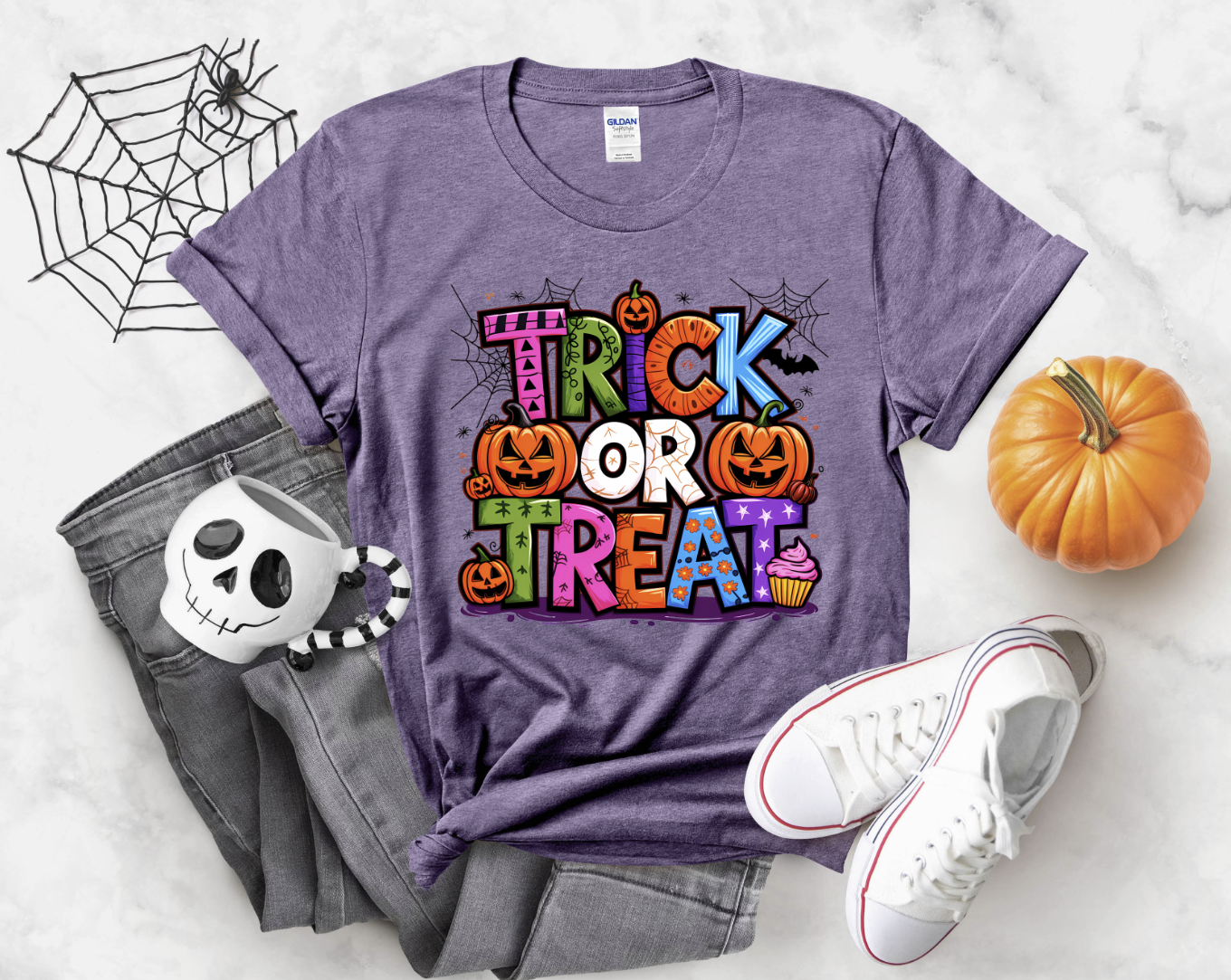 DTF transfer Trick or Treat Halloween