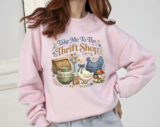 Take me to the thrift shop DTF Transfer