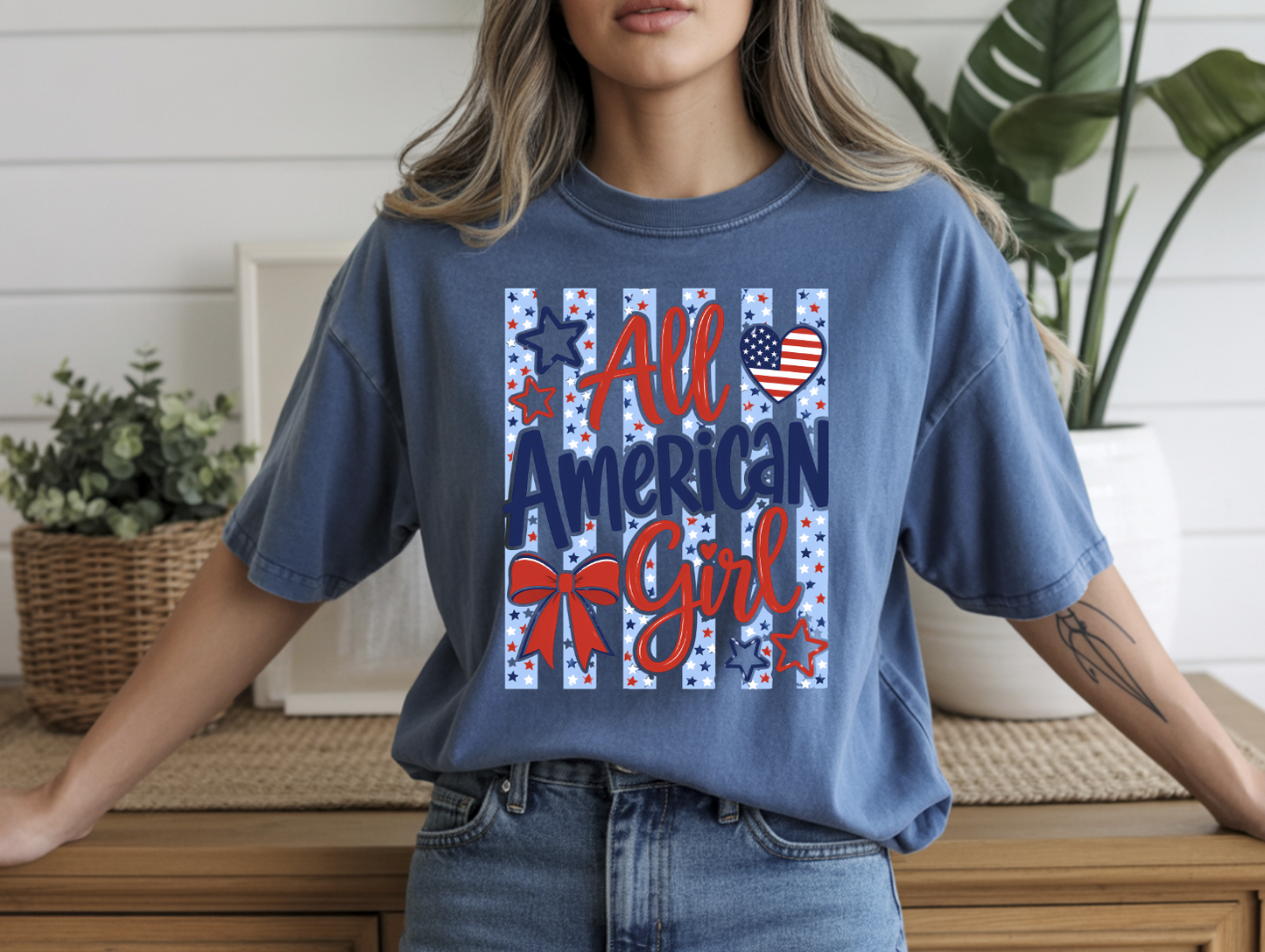 All American Girl DTF Transfer