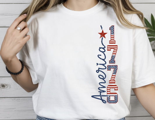 America 1776 DTF Transfer