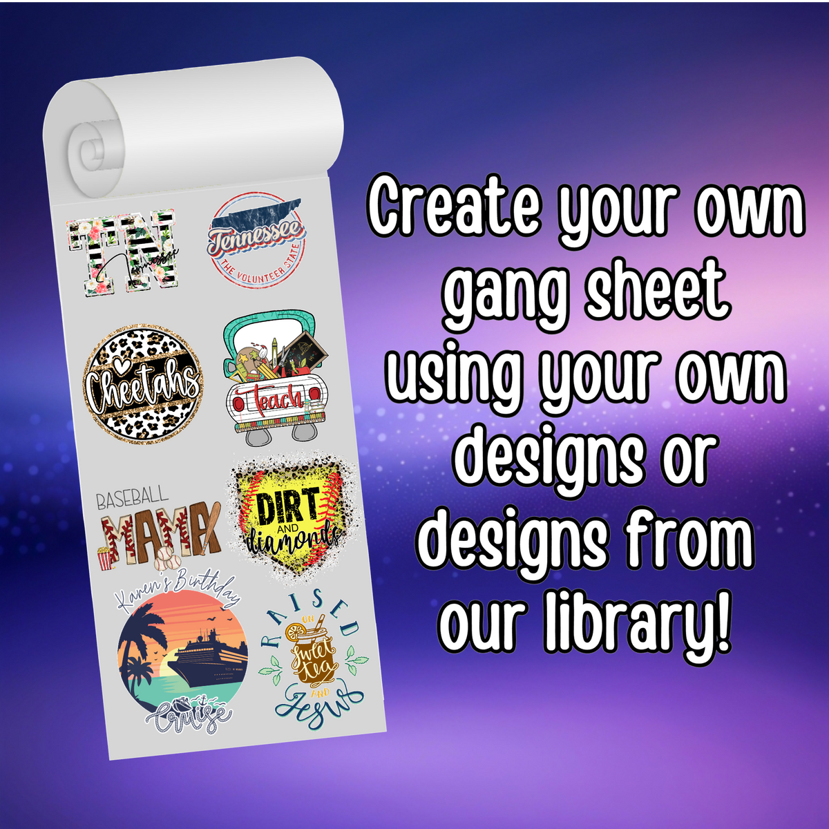 DTF Gang Sheets – Custom Direct to Film Transfers | Imagine That DTF A ...