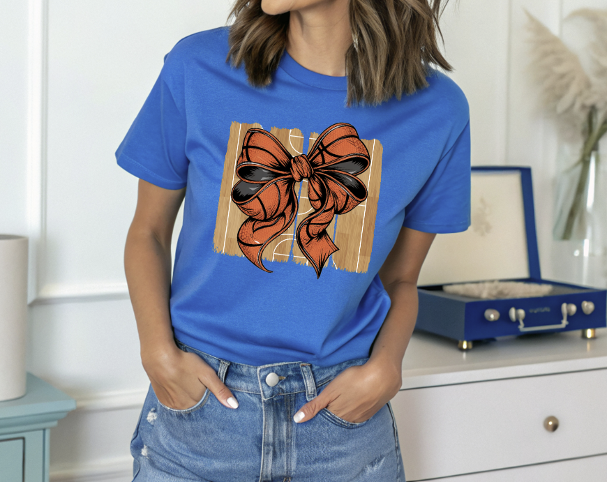 Basketball Coquette Bow DTF Transfer