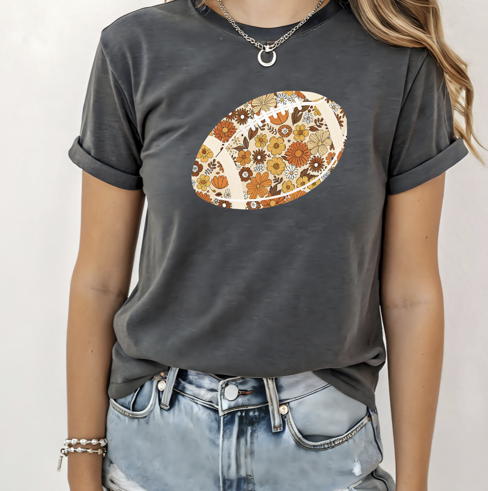 Boho Floral Football