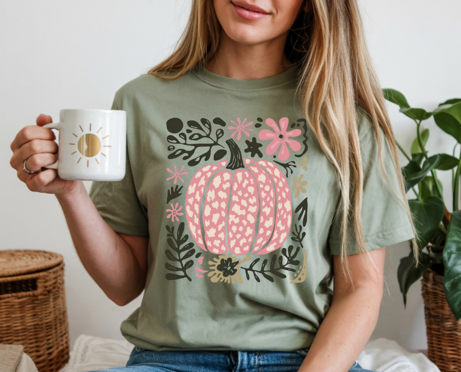 Boho Leopard print Pumpkin