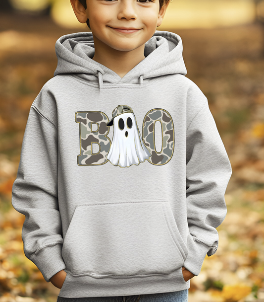 DTF transfer Boo Camo Halloween Chost