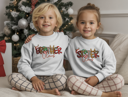 Mama Daddy Sister Brother Claus Family Christmas DTF Transfers