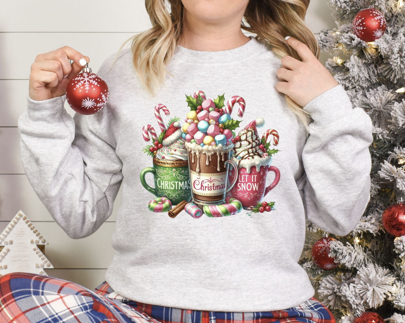 Christmas let it show cocoa and coffee