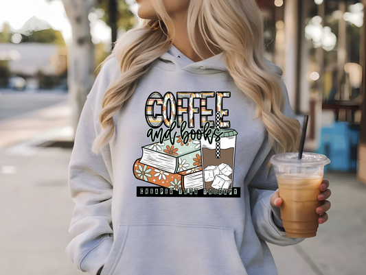 Coffee and Books DTF Transfer