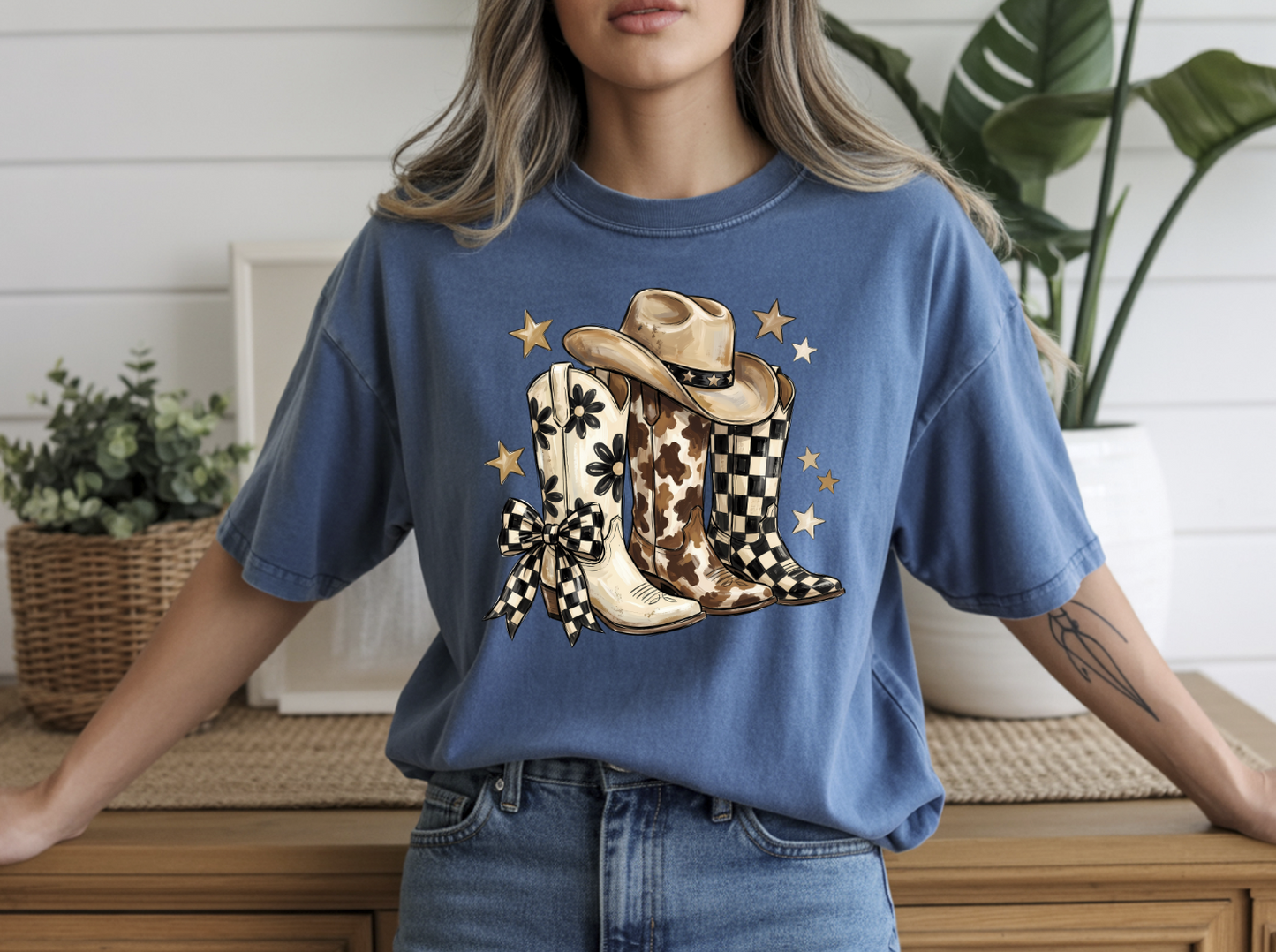 Cowgirl Boots DTF Transfer