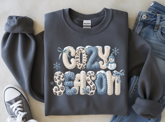 Cozy Season Knit DTF Transfer