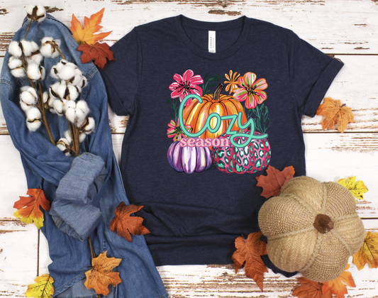 DTF transfer  Neon Cozy Season