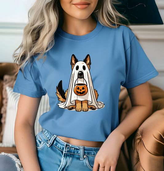 Halloween Ghost German Shepard Dog