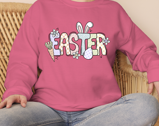 Girly Easter Doodle DTF Transfer