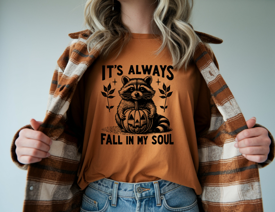It's always fall in my soul racoon