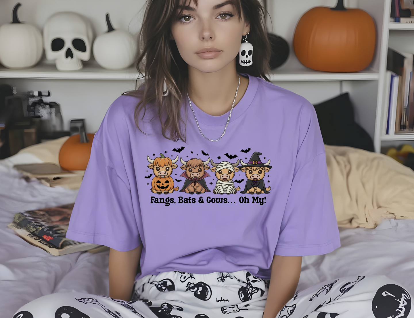 Fangs, Bats, and Cows oh my Halloween