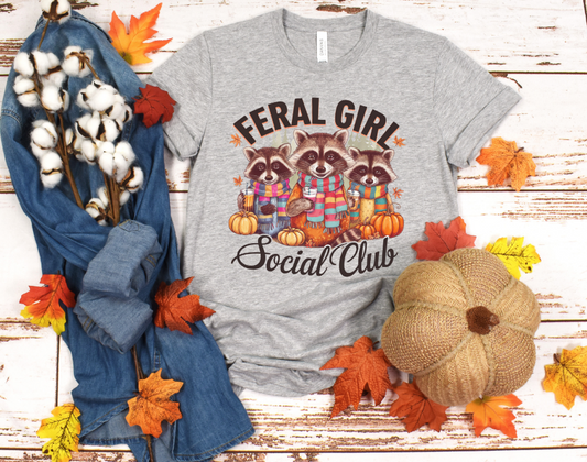 Feral Girl Social Club Fall Racoon