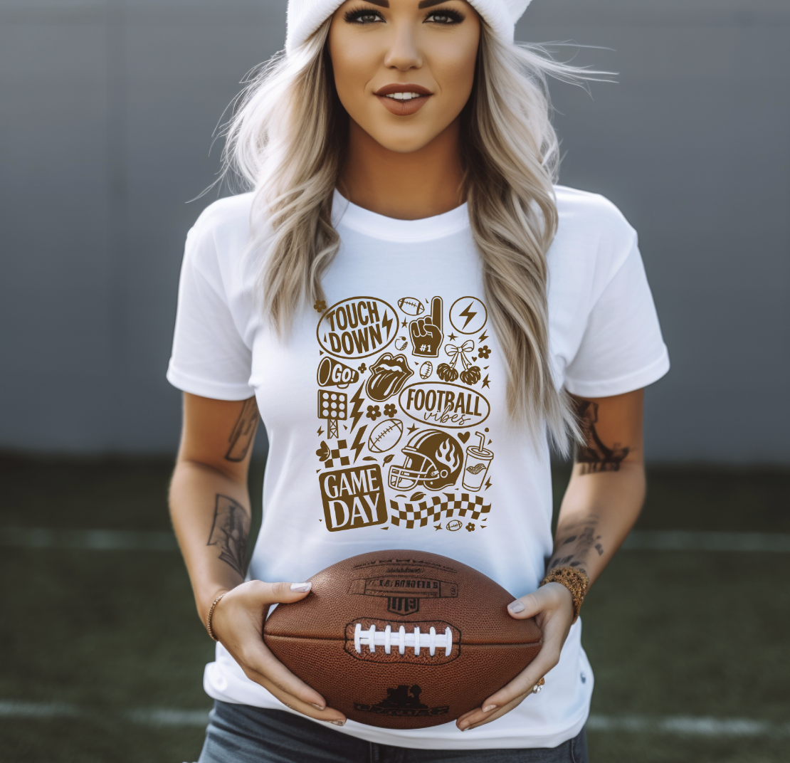 Football Game Day collage