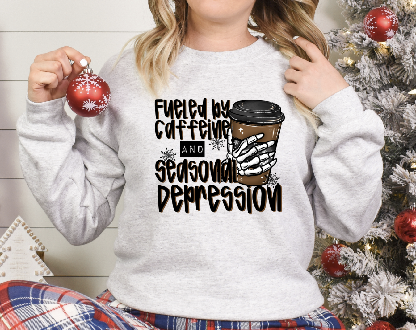 Fueled by Caffeine and Seasonal Depression DTF Transfer